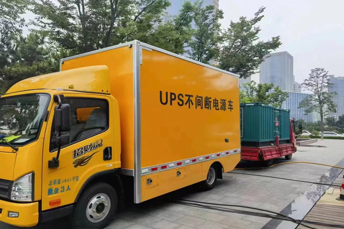 南丹发电机租赁施工现场